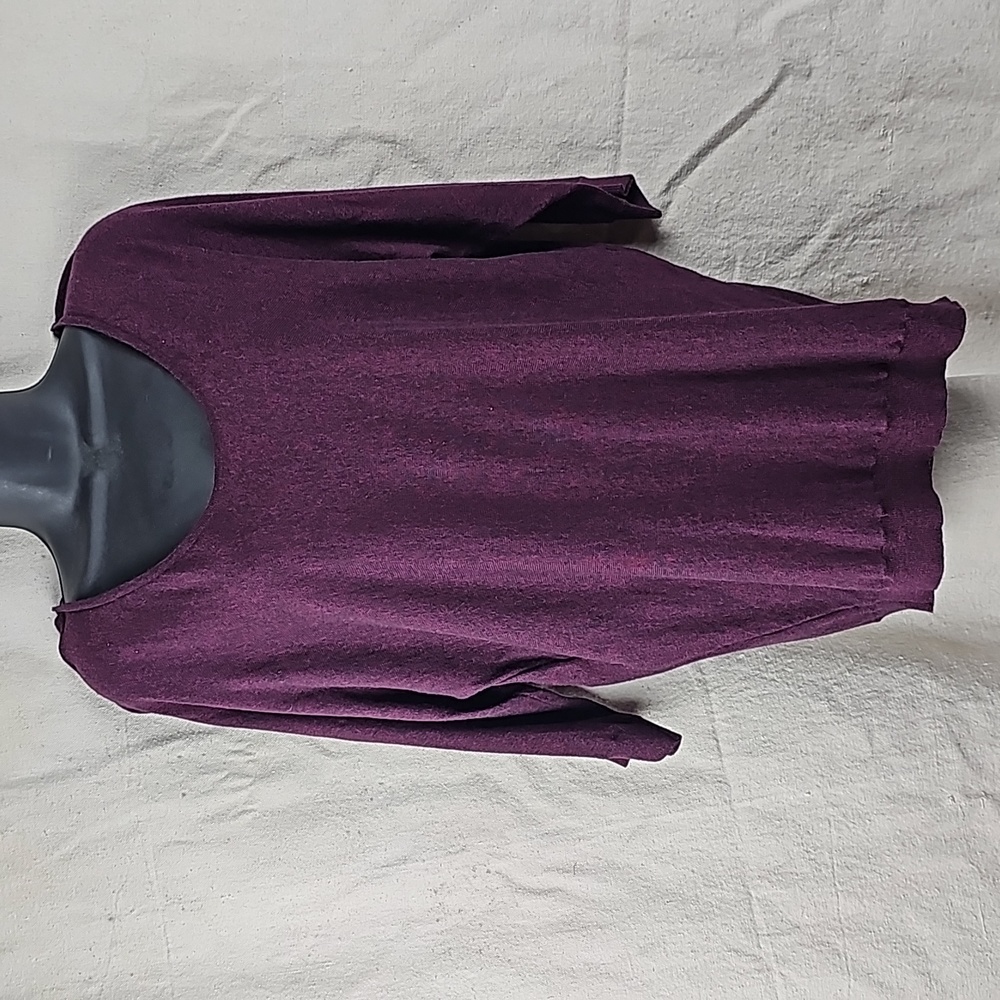 Express Lace Back 3 Quarter Sleeve Sweat Shirt